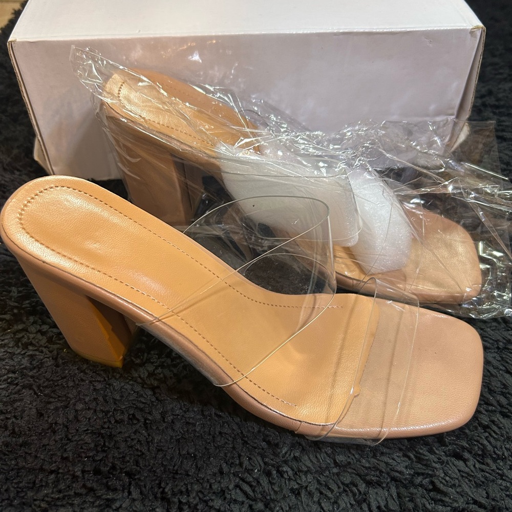 New clear Sandals